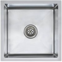 Fregadero de cocina hecho a mano acero inoxidable vidaXL