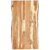 Superficie de mesa de madera maciza de acacia 118x(50-60)x3,8cm vidaXL