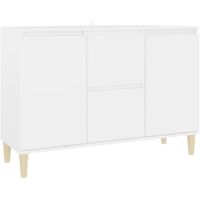 Aparador de madera de ingeniería blanco 101x35x70 cm vidaXL