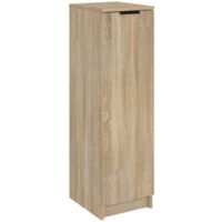 Mueble zapatero madera contrachapada roble Sonoma 30x35x100 cm vidaXL