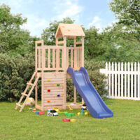Parque infantil de exterior madera maciza de pino vidaXL