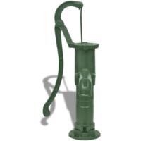 Bomba de agua de jardín manual de hierro fundido vidaXL - Verde