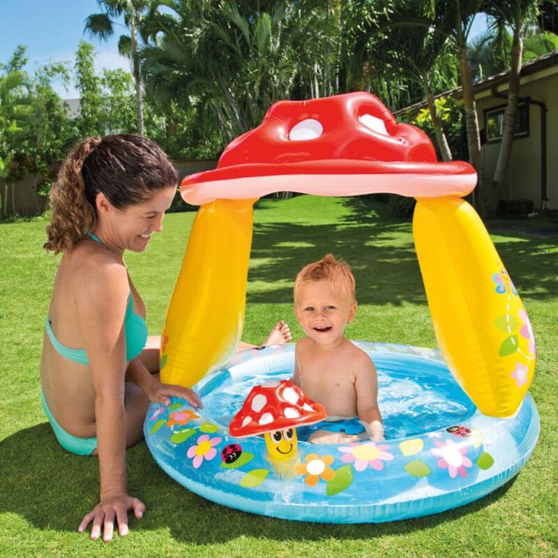 Piscina per Bambini a Forma di Fungo 57114NP INTEX