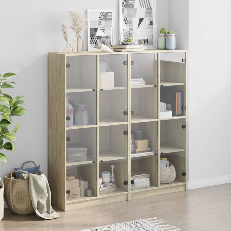 vidaXL Libreria Bianca 50x25x106 cm in Legno Multistrato