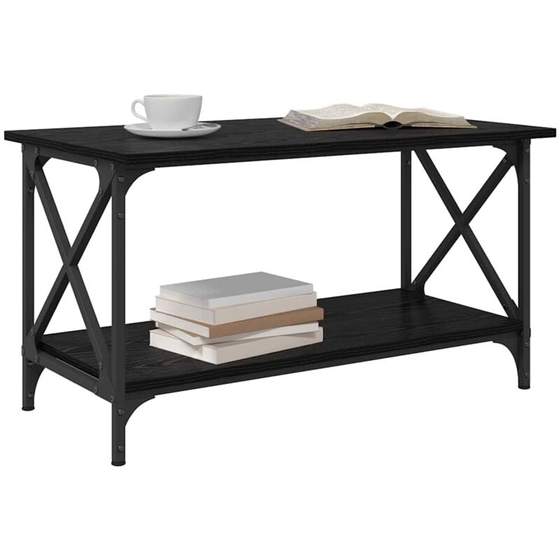vidaXL Tavolino Salotto Rovere Marrone 60x44,5x45 cm