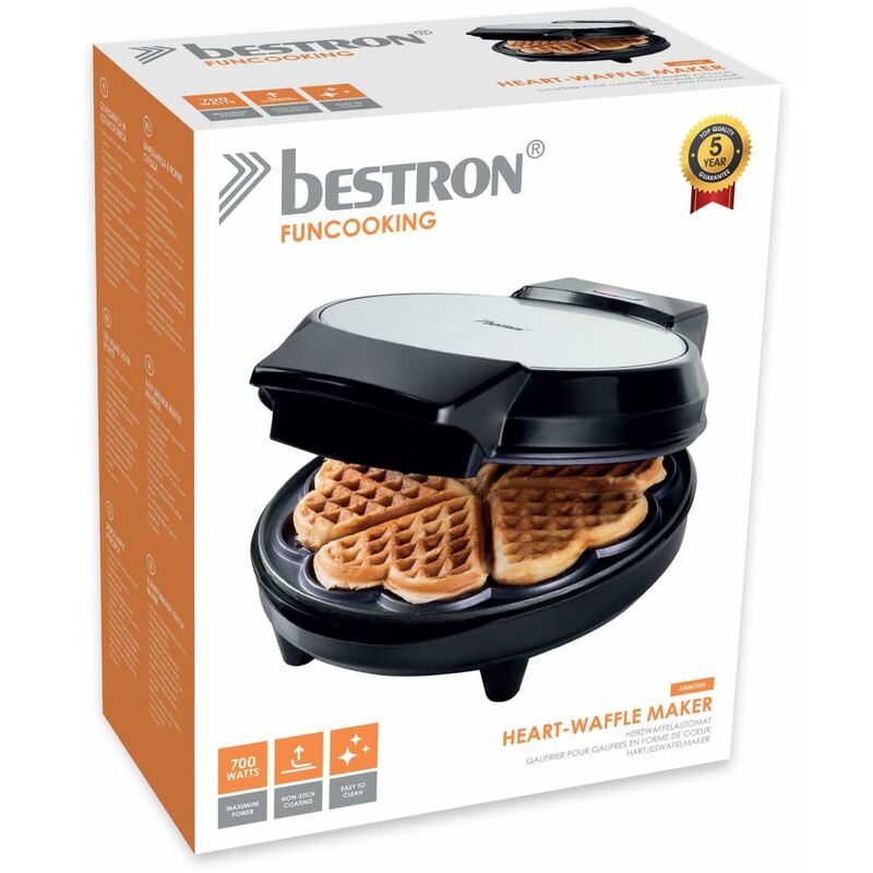 Legno Bestron DST60 Bastoncini per Waffle 
