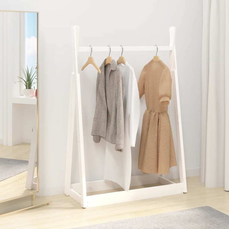 LoCa Knax 6: Appendiabiti Da Parete Pieghevole Design Scandinavo - Bianco, 6 Ganci In Alluminio, Salvaspazio