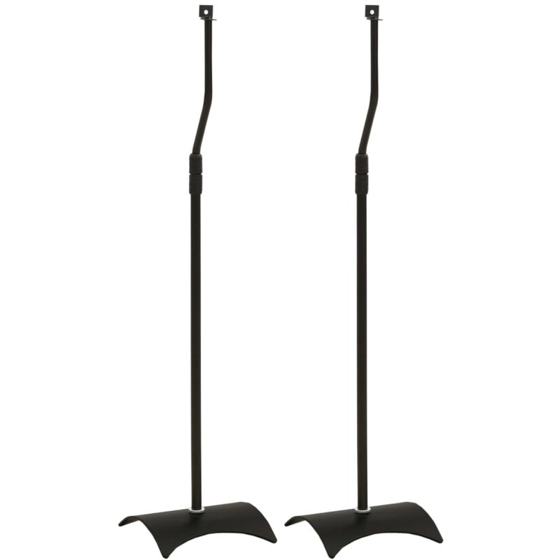 Supporti Per Diffusori Acustici Universali - Coppia In Nero Verniciato | Stabili E Regolabili Per Casse Audio - Foto 2