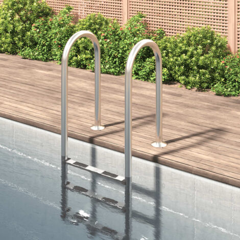 Scala per Piscina 54x38x158 cm Acciaio Inox 304 vidaXL