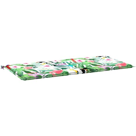 Cuscino Panca da Giardino Multicolore 120x50x4cm Tessuto Oxford vidaXL