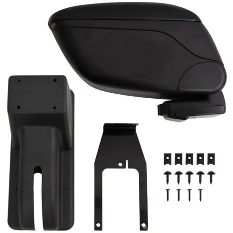 Bracciolo per Auto Nero 12x29x(32-46) cm in ABS vidaXL