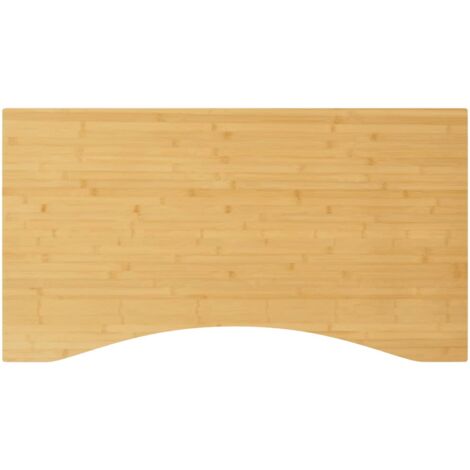 Piano Scrivania 110x60x4 cm in Bambù vidaXL (1/4)
