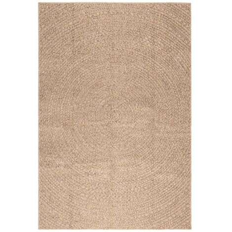 Tappeto ZIZUR 140x200 cm Aspetto Iuta per Interni ed Esterni vidaXL