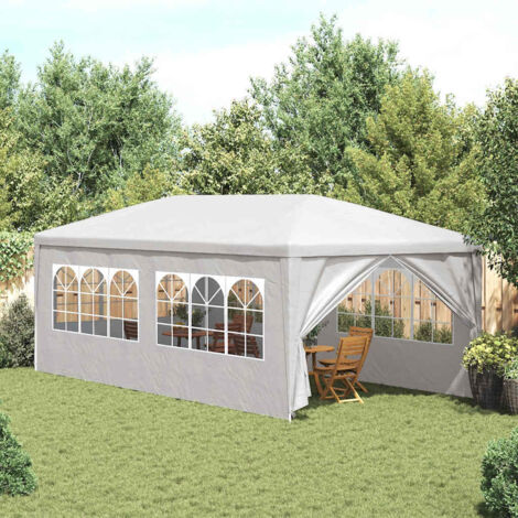 vidaXL Tenda per Feste 3x6 m Bianca