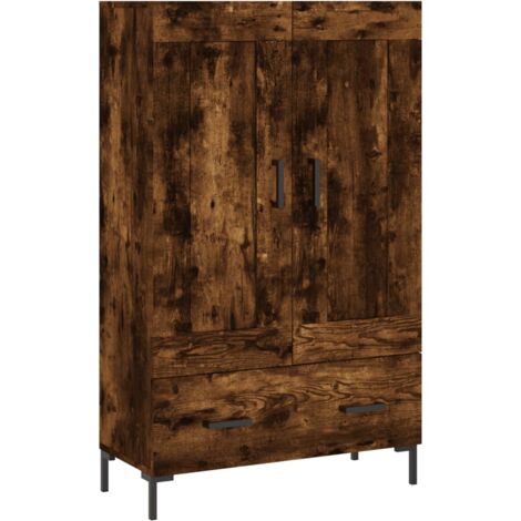 vidaXL Credenza Grigio Sonoma 69,5x31x115 cm in Legno Multistrato