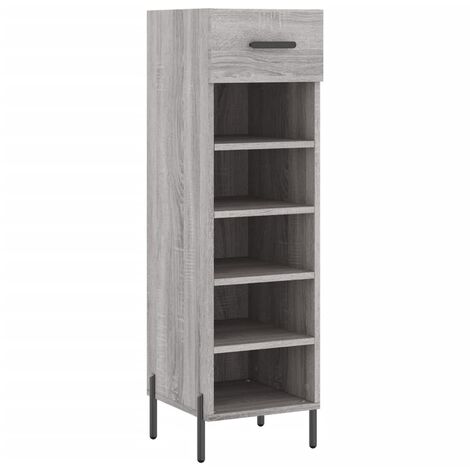 Scarpiera Grigio Sonoma 30x35x105 cm in Legno Multistrato vidaXL (1/5)