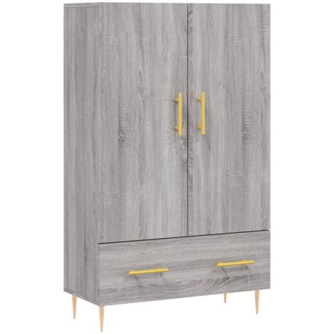 Credenza Grigio Sonoma 69,5x31x115 cm in Legno Multistrato vidaXL (1/5)