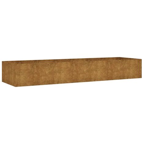 Fioriera Rialzata da Giardino 280x80x40 cm in Acciaio Corten vidaXL