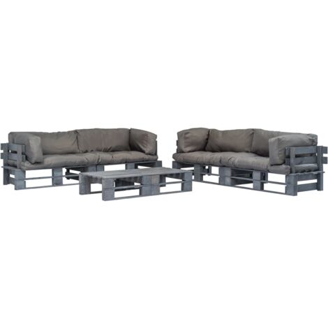 VidaXL Tavolino Da Giardino In Plastica Grigio – 65x65x33 Cm – Leggero E Facile Da Pulire