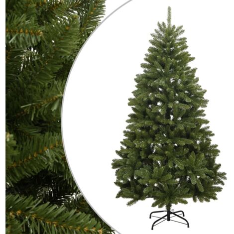 Albero di Natale Artificiale Incernierato con Base Verde 270 cm vidaXL (1/5)
