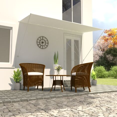 Tenda da Sole Retrattile 300x150 cm Crema vidaXL