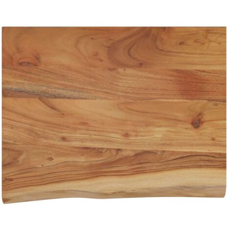 Mensola a Muro 50x40x3,8cm Rettangolare Legno Acacia Bordi Vivi vidaXL