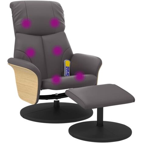 Sdraio Massaggio VidaxL In Similpelle - Funzione Massaggio E Riscaldamento, Design Ergonomico, Colori Diversi - Foto 4