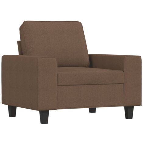 vidaXL Poltrona Marrone 60 cm in Tessuto