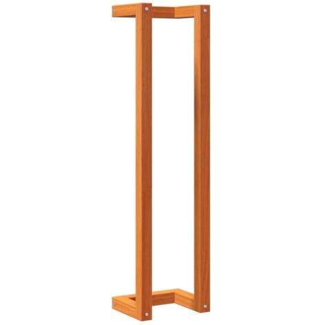 Portasciugamani Marrone Cera 23x18x90 cm Legno Massello di Pino vidaXL