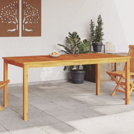 Tavolo da Pranzo da Giardino 180x90x75 cm Legno Massello Acacia vidaXL