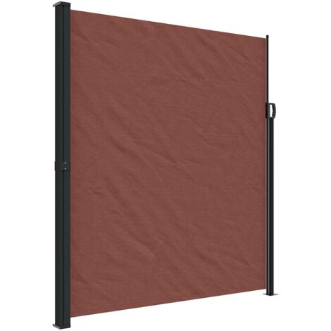 vidaXL Tenda da Sole Laterale Retrattile Marrone 220x300 cm