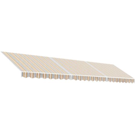 Tessuto di Ricambio per Tenda Strisce Multicolore 6x3 m vidaXL