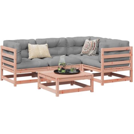 Set Divani da Giardino 5 pz in Legno Massello Abete Douglas vidaXL (1/5)