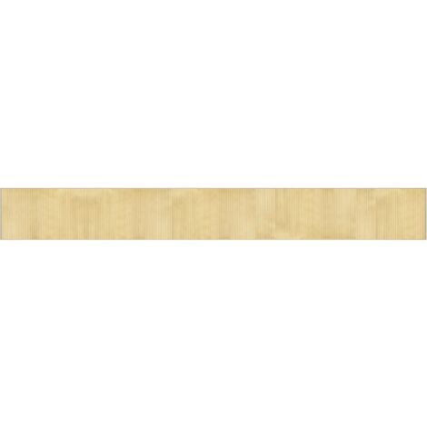 vidaXL Tappeto Rettangolare Natura Chiaro 60x500 cm in Bambù
