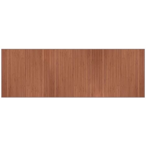 Tappeto Rettangolare Marrone 100x300 cm in Bambù vidaXL