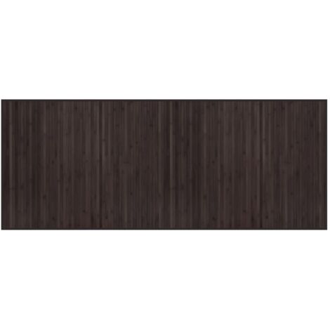 vidaXL Tappeto Rettangolare Marrone Scuro 80x200 cm in Bambù