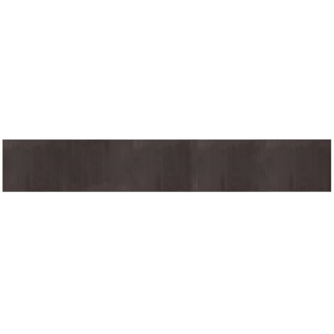 vidaXL Tappeto Rettangolare Marrone Scuro 80x500 cm in Bambù