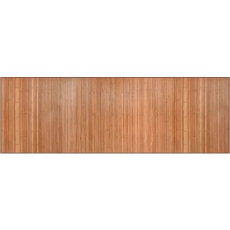 vidaXL Tappeto Rettangolare Naturale 100x300 cm in Bambù