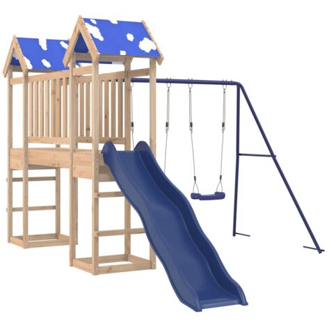 Set da Gioco da Esterno in Legno Massello di Pino vidaXL