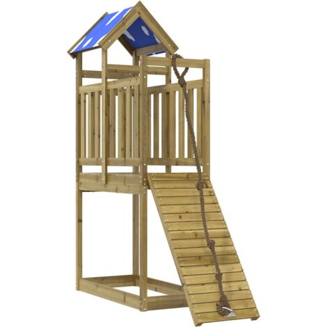 vidaXL Set da Gioco da Esterno in Legno di Pino Impregnato (1/5)