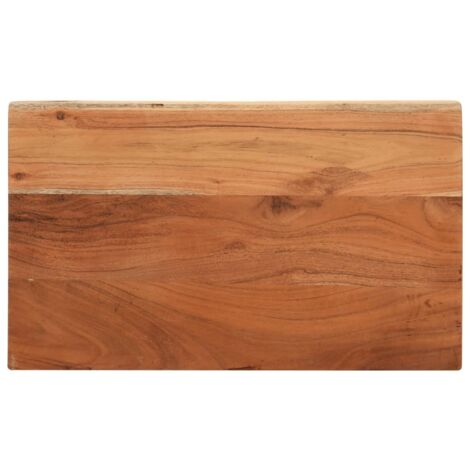 vidaXL Piano per Tavolo 60x40x2,5cm Rettangolare Legno Massello Acacia