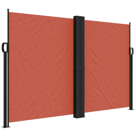 vidaXL Tenda da Sole Laterale Retrattile Terracotta 160x600 cm
