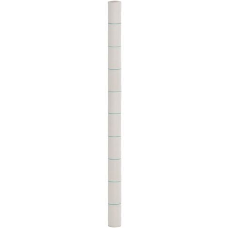 vidaXL Membrana Antierbacce Bianca 2x200 m in PP