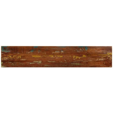 Piano Tavolo 180x30x3,8 cm Rettangolare in Massello di Recupero vidaXL