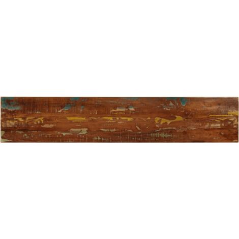 Piano Tavolo 180x20x3,8 cm Rettangolare in Massello di Recupero vidaXL