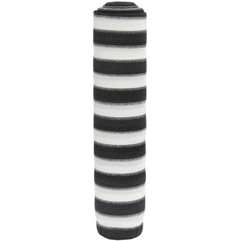 vidaXL Rete per Privacy Antracite e Bianca 1,8x25 m in HDPE 150 g/m²