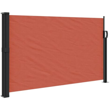 vidaXL Tenda da Sole Laterale Retrattile Terracotta 120x600 cm
