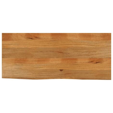Piano Tavolo Bordi Vivi 140x60x3,8cm in Legno Massello di Mango vidaXL (1/5)