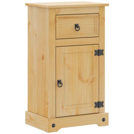 Mobile da Bagno Corona 45x33x80 cm in Legno Massello di Pino vidaXL (1/5)