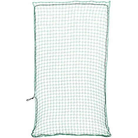Rete per Rimorchio con Corda Elastica Verde 4,5x2,5 m in PP vidaXL